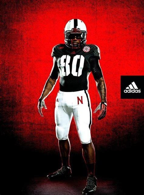 Nebraska, adidas reveal alternate Blackshirts uniforms for UCLA game | Football uniforms ...