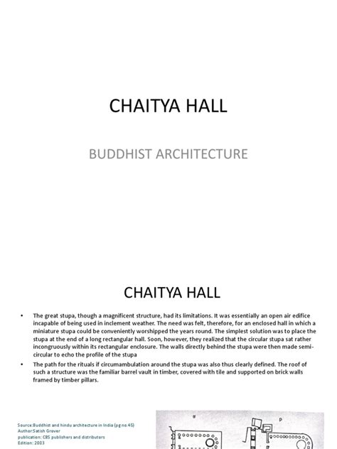 Chaitya Hall 1 | PDF | Architectural Design | Architecture