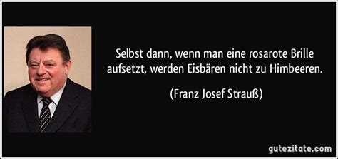 Selbst dann, wenn man eine rosarote Brille aufsetzt, werden Eisbären nicht zu Himbeeren. (Franz ...