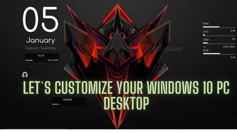 How to customize windows 10 pc home screen - YouTube