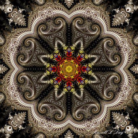 kaleidoscope | Digital art illustration, Art pictures, Mandala art