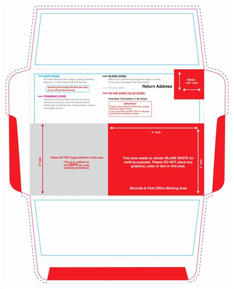 6X9 Envelopes Template Database