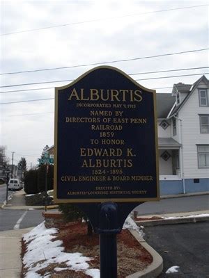 Alburtis - Alburtis, PA, USA - Signs of History on Waymarking.com