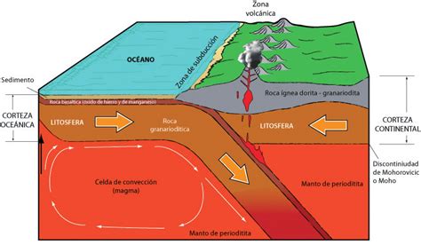 3. Tipos de corteza terrestre (corteza continental y corteza oceánica).... | Download Scientific ...