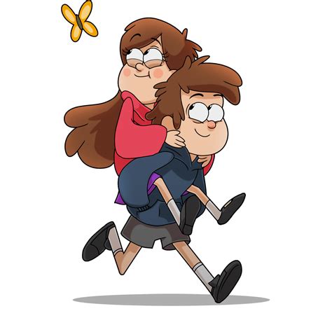 dipper and mabel walk together by DIEGOZkay on DeviantArt