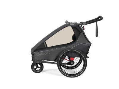 Qeridoo KidGoo2 dětský vozík, dark steel grey - MTBIKER shop