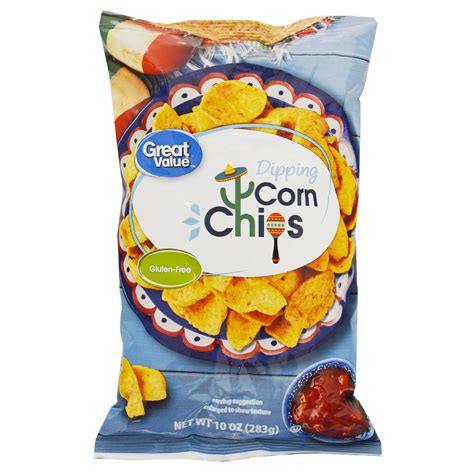 Great Value Gluten-Free Value Dipping Corn Chips, 10 Oz. - Walmart.com