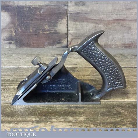 Vintage Stanley No: 78 Special Chisel Plane – Refurbished | Tooltique