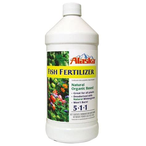 Alaska 32 oz. (1 qt.) Organic Gardening Liquid Fish Emulsion Plant Food ...