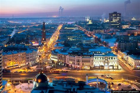 Winter in Kazan – the view from above · Russia Travel Blog