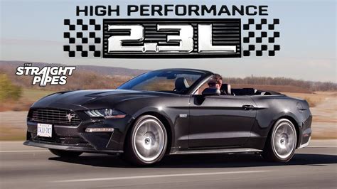 WHO BUYS THIS? 2023 Ford Mustang Ecoboost HIGH PERFORMANCE Pack Convertible Review - YouTube