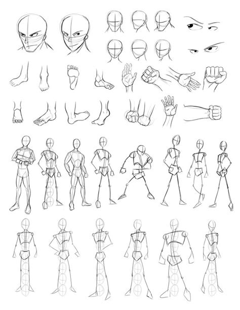 Drawing Practice Sheet 2 by Obhan on deviantART | Figure drawing ...