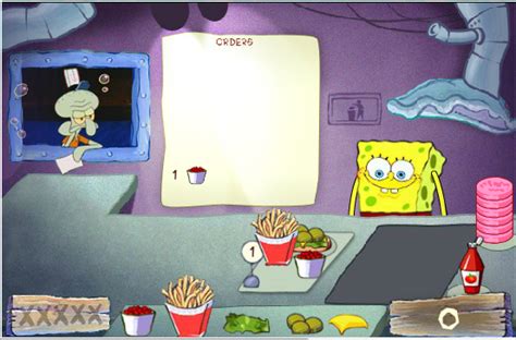 Krabby Patty Flipper ~ spongebob games