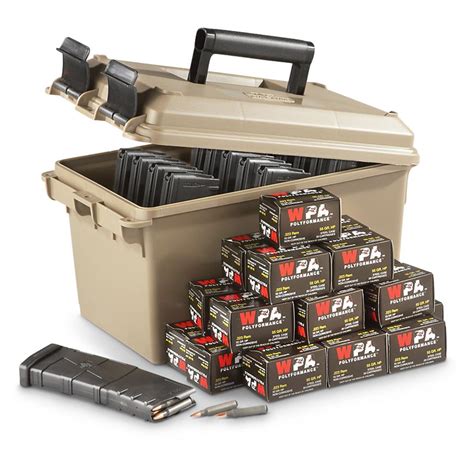 AR-15 Tactical Mag Can and Ammo Kit - 620445, .223 (5.56x45mm) Ammo at Sportsman's Guide