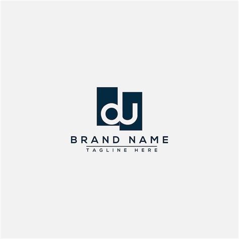 Premium Vector | Du logo design template vector graphic branding element