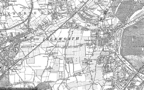 Old Maps of Isleworth - Francis Frith