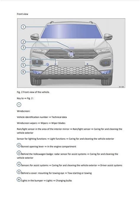 🥇 2023 Volkswagen T-Roc Owner's Manual in PDF!