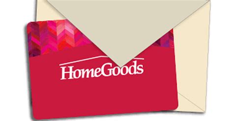 Home Goods Gift Card Giveaway - Julie's Freebies