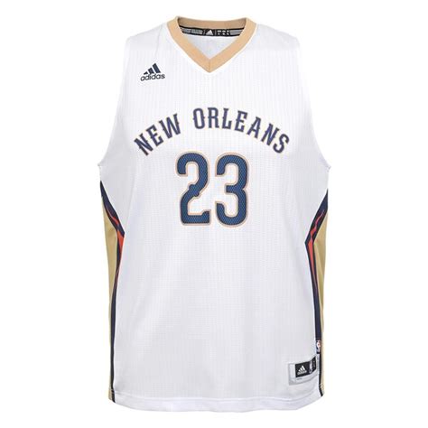 Youth New Orleans Pelicans Anthony Davis adidas White 2014-15 New ...