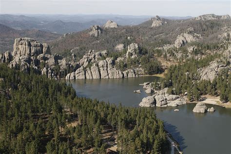 Sylvan Lake aerial view - Thru Our Eyes Photography | Linton Wildlife Photos