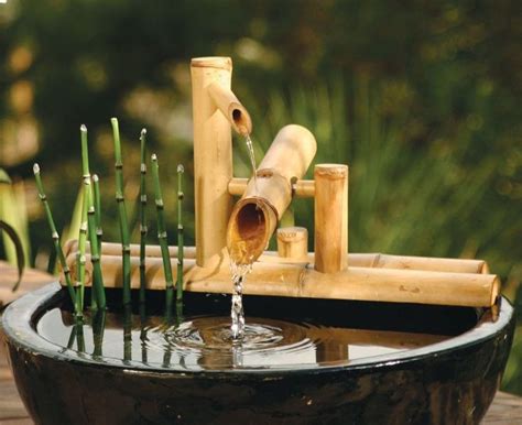 Indoor Or Outdoor Bamboo Water Fountain Kit – How It Works – Interior ...