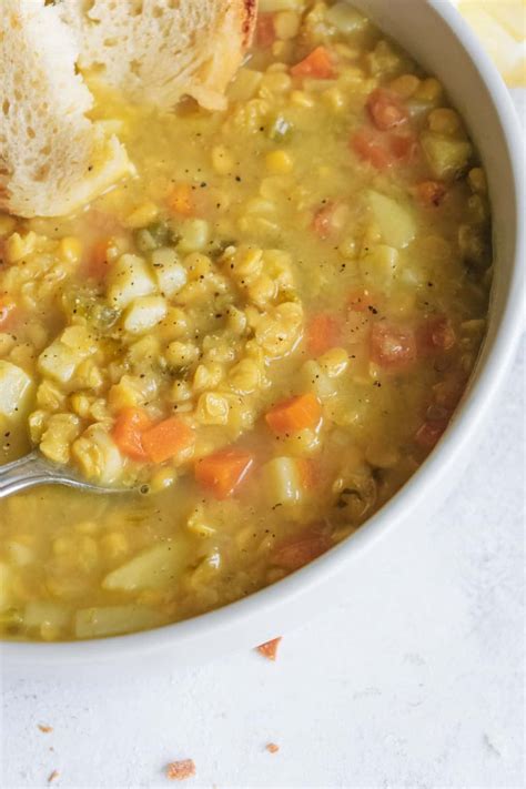 Yellow Split Pea Soup (Vegan, GF, DF) - Real Greek Recipes