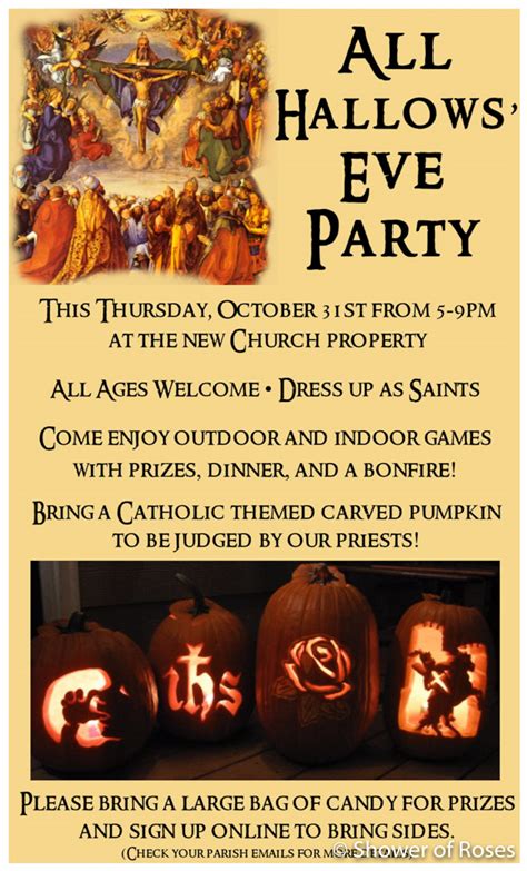 All Hallows’ Eve Party at St. Joan of Arc Parish | Shower of Roses Blog