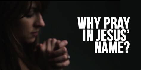 Why Pray “In Jesus’ Name?” – Steve Dusek