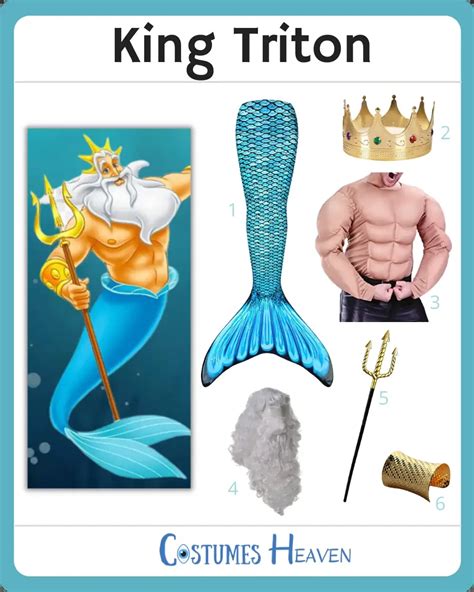 DIY King Triton Costume 2024 | Cosplay And Halloween Ideas