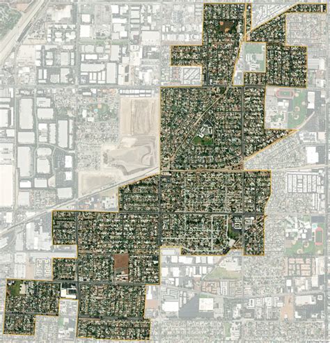 Map of Vincent CDP, California - Thong Thai Real