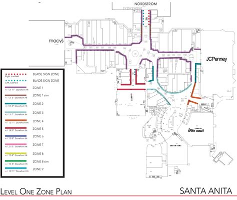 Santa Anita Mall Map - Map Of Big Island Hawaii