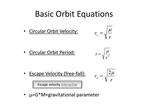 PPT - Orbital Mechanics 101 PowerPoint Presentation, free download - ID ...