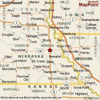 Auburn, Nebraska Area Map & More