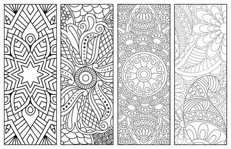 Coloring Page Printable Bookmarks - 54+ Amazing SVG File