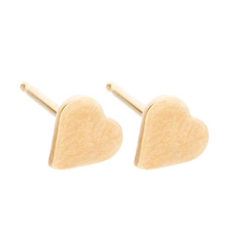 Heart stud earrings. Design Your Own Custom Made Jewelry