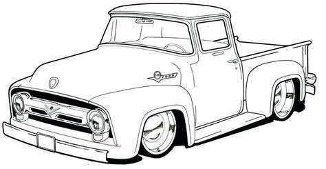 Old Chevy Truck Drawings Sketch Coloring Page | Truck coloring pages, Pickup trucks, Ford truck