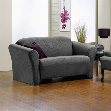 Shop QuickCover Fresca One Piece Stretch Loveseat Slipcover - Free Shipping Today - Overstock ...