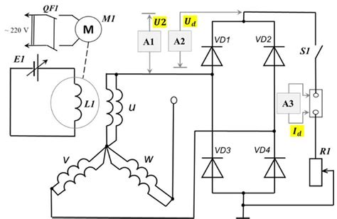 Instrument wiring diagram for the generator operation with singlephase... | Download Scientific ...