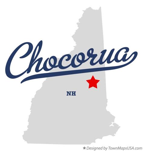 Map of Chocorua, NH, New Hampshire