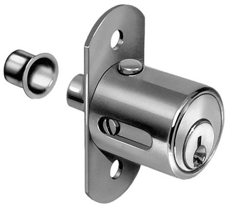 COMPX NATIONAL Sliding Door Lock, Chrome, Key 101 - 5ELC6|C8142-101-26D - Grainger