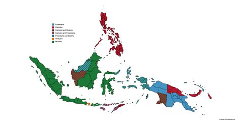 South Asia Religion Map