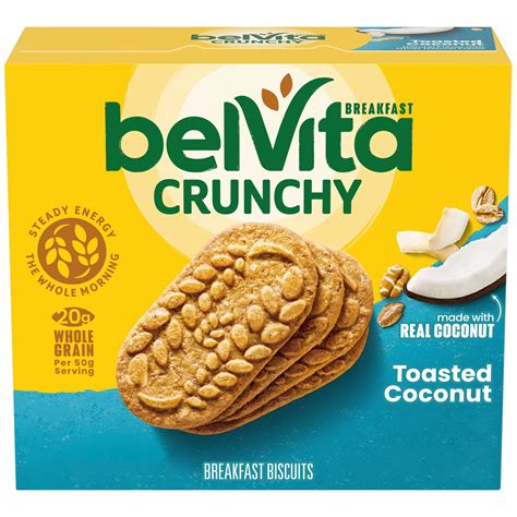 Belvita Toasted Coconut Breakfast Biscuits - Shop Cookies at H-E-B