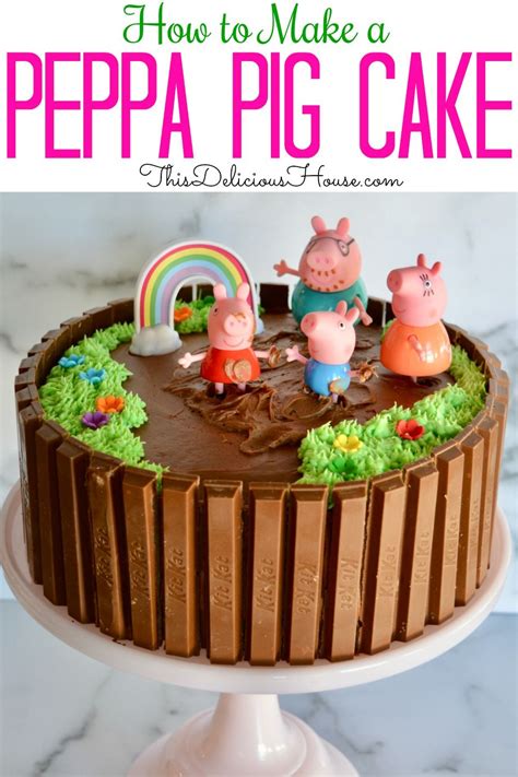 Peppa pig cake – Artofit