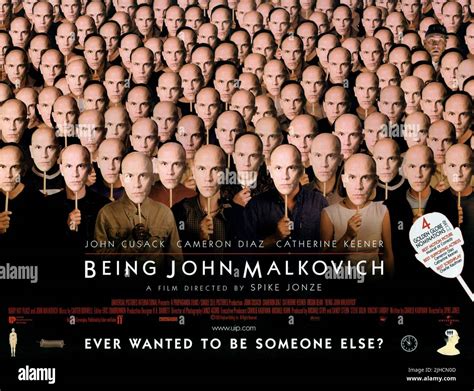 FILM POSTER, BEING JOHN MALKOVICH, 1999 Stock Photo - Alamy