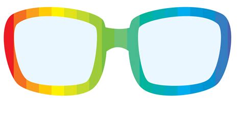 Rainbow glasses 1192858 PNG