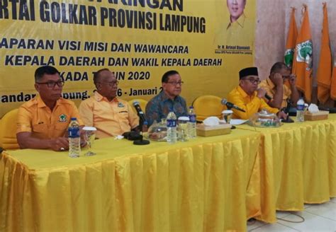 Akbar Tanjung Sambangi Kantor Golkar Lampung, Ini Tujuannya