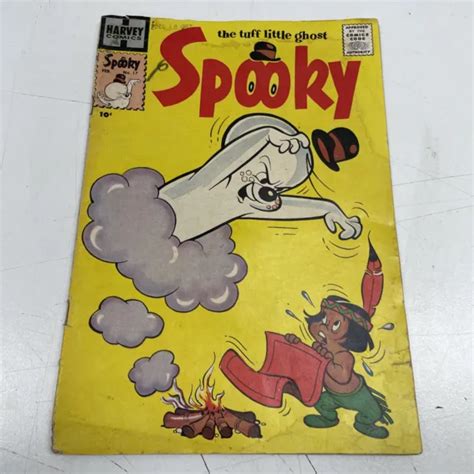 ORIGINAL RETRO COMIC Book Cartoon Kids - 1958 Harvey #17 Spooky Tuff Ghost $6.61 - PicClick