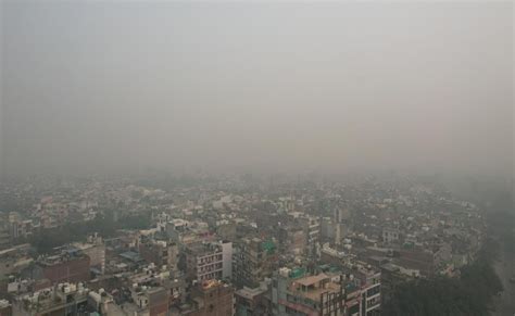 Delhi Air Pollution Smog: Pics: Drone View Shows Delhi Choking Under ...
