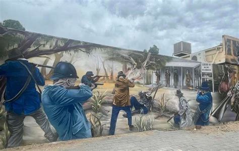 Glenrowan - Ned Kelly Last Stand Mural - North East - Outside Melbourne