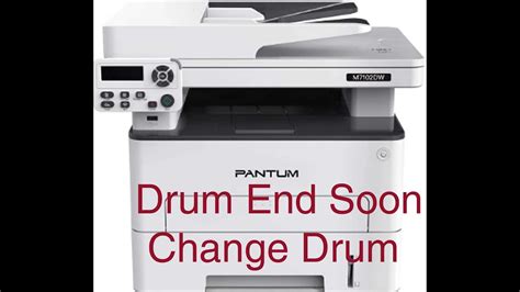 pantum printer End drum soon || M7102DW|| solved - YouTube